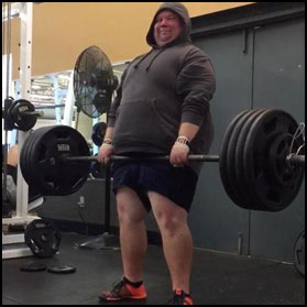 Picture of me deadlifting 425